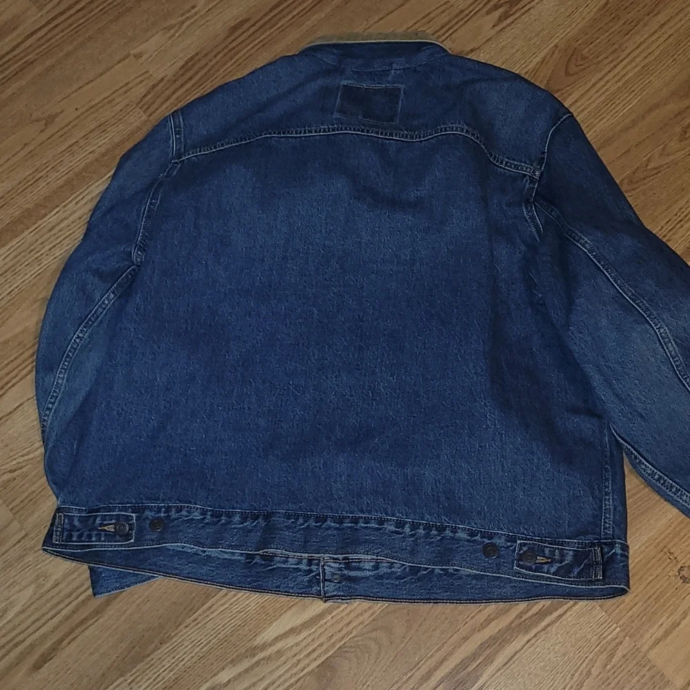 New Corduroy collared Levi's blue denim jacket sizes  XXL and XXXL - Picture 6 of 8